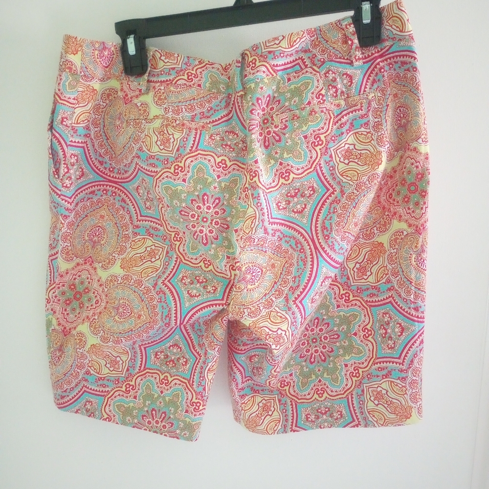 Women's charter club two-piece Paisley Blazer and short set - Picture 12 of 15